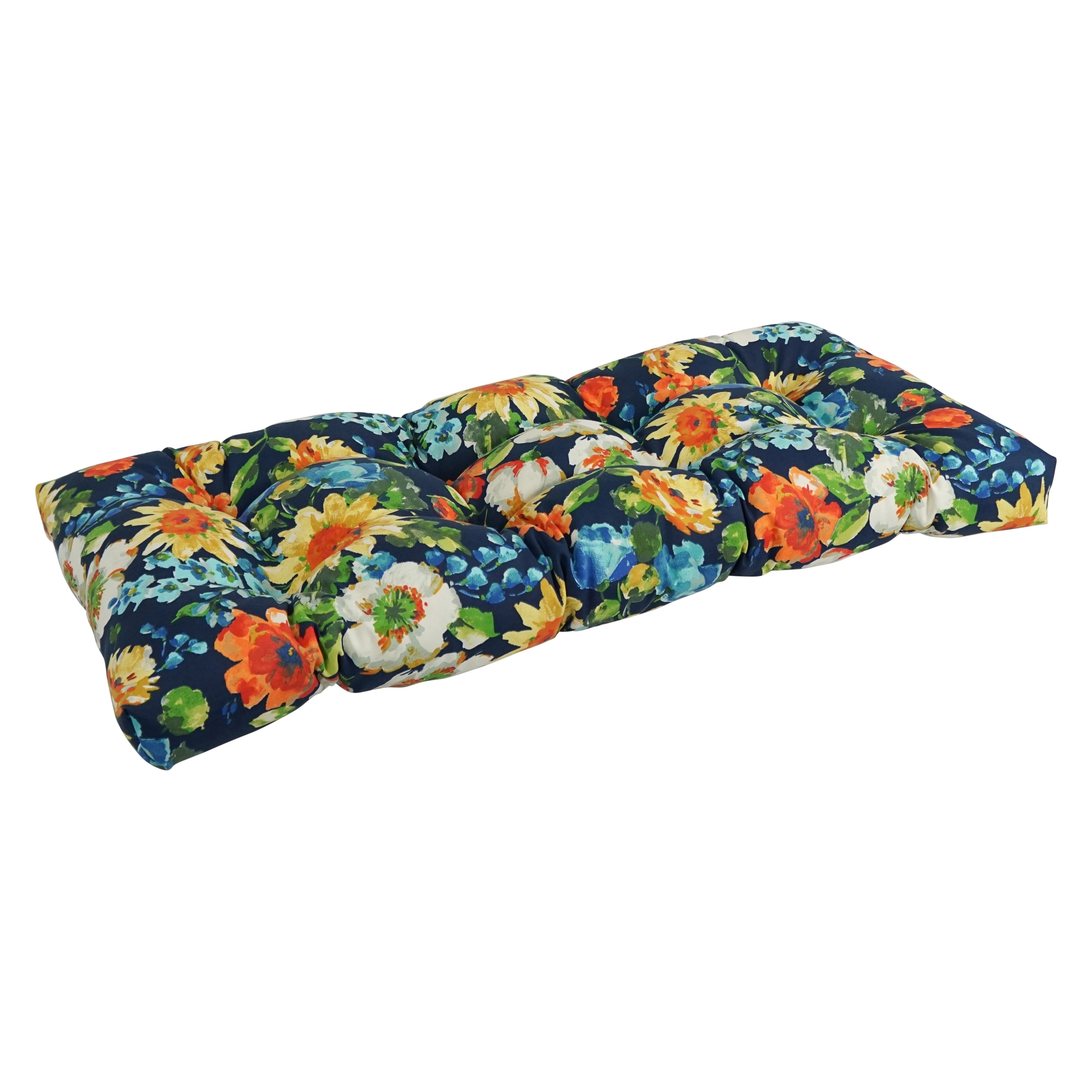 42 inch by 19 inch Tufted Indoor Outdoor Loveseat Bench Cushion 19 x 42