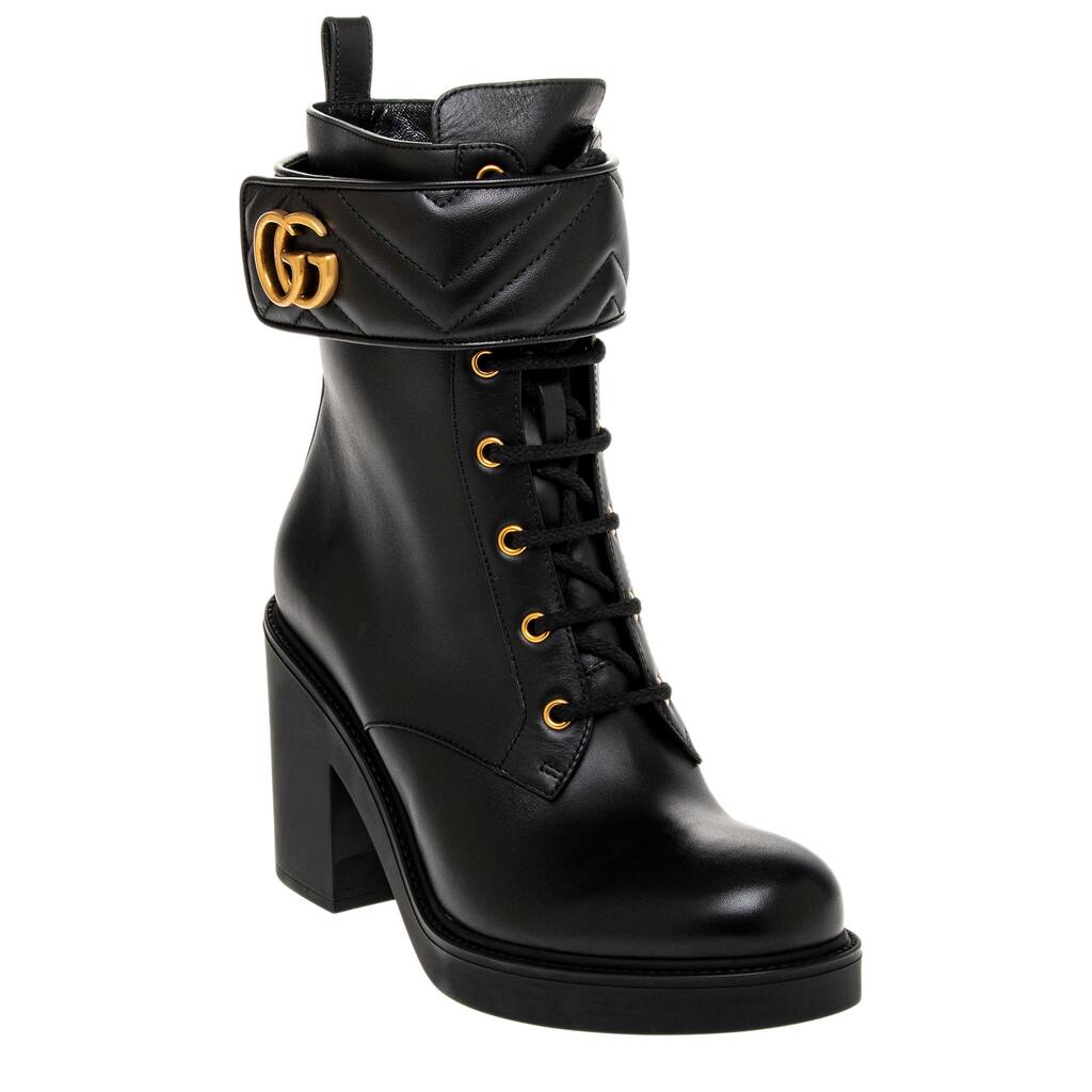 Gucci Marmont Matelasse Ankle Boots