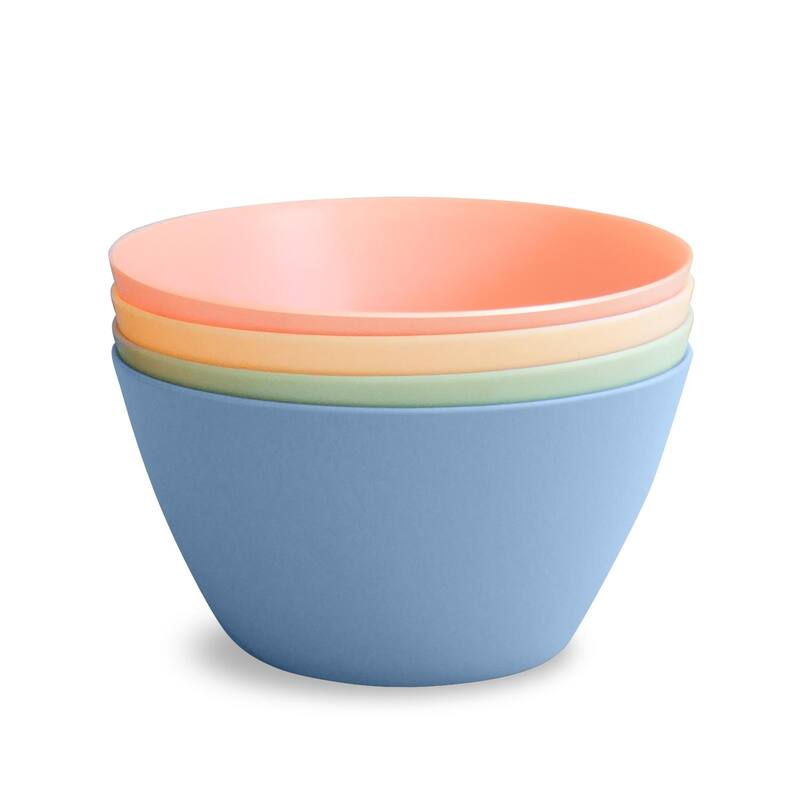 Abode Homewares by TarHong Essential PP Cereal Bowls 5.6 x 3",Assorted 4 pack