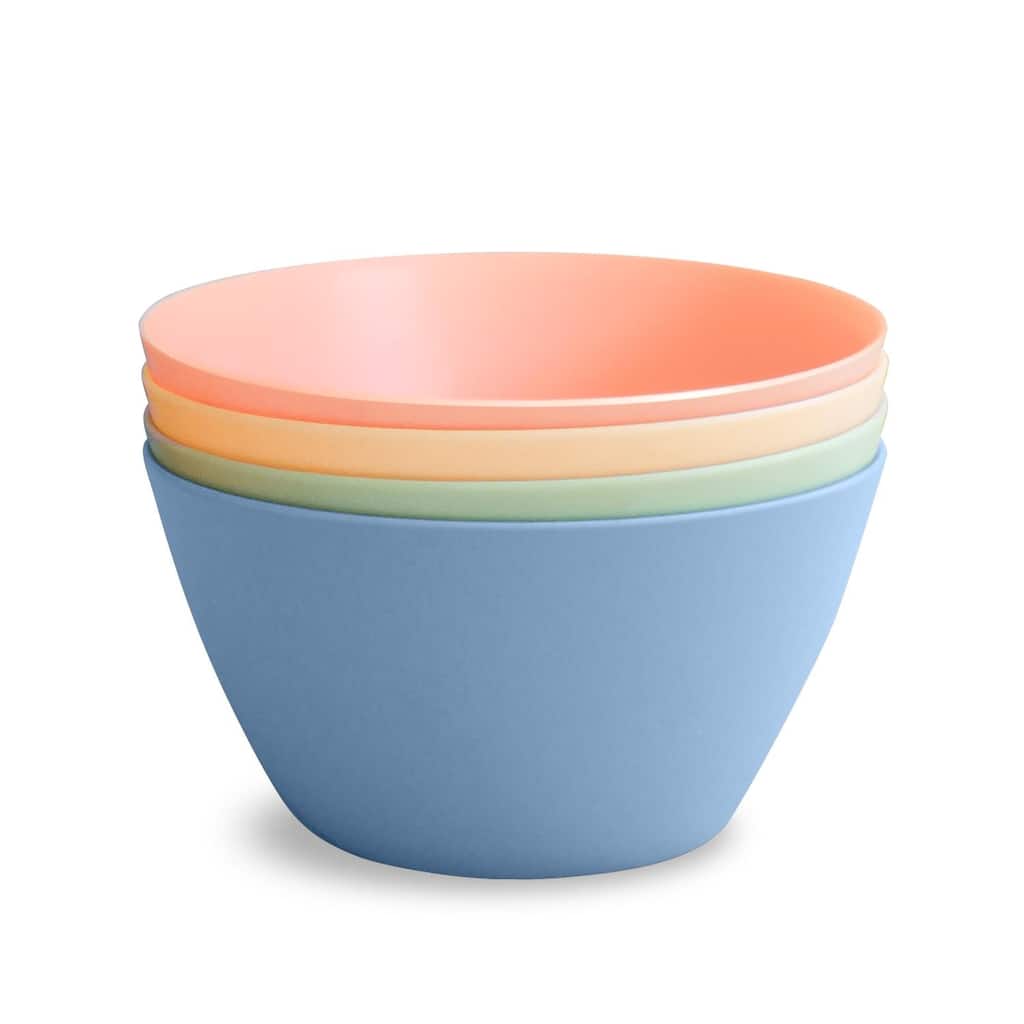 Abode Homewares by TarHong Essential PP Cereal Bowls 5.6 x 3",Assorted 4 pack
