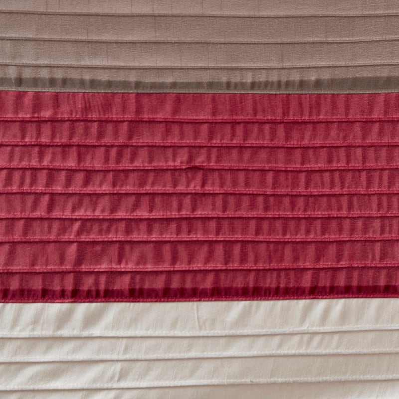 Madison Park Amherst Faux Silk Shower Curtain