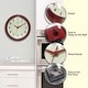 preview thumbnail 128 of 160, Round Retro Kitchen Wall Clock by Infinity Instruments