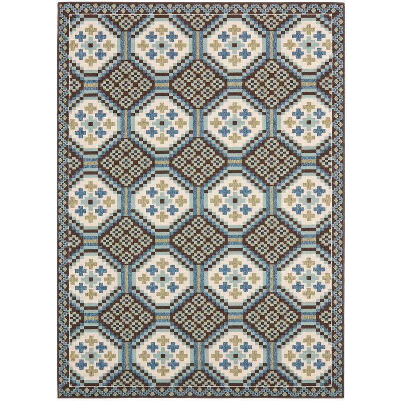 SAFAVIEH Veranda Paquita Indoor/ Outdoor Waterproof Patio Backyard Rug