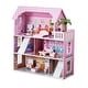 preview thumbnail 1 of 7, Enchanting Large Wooden Dollhouse Playset Kids Imaginative Role Play Toy 5-7 Years