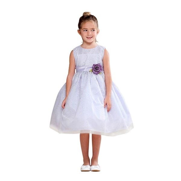 flower girl dresses lilac color