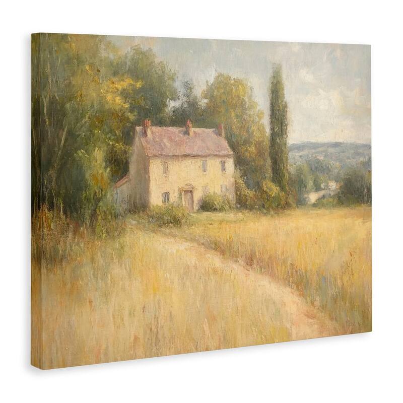 Stupell Hide Away Cottage House Canvas Wall Art Design By Petal Prints Design
