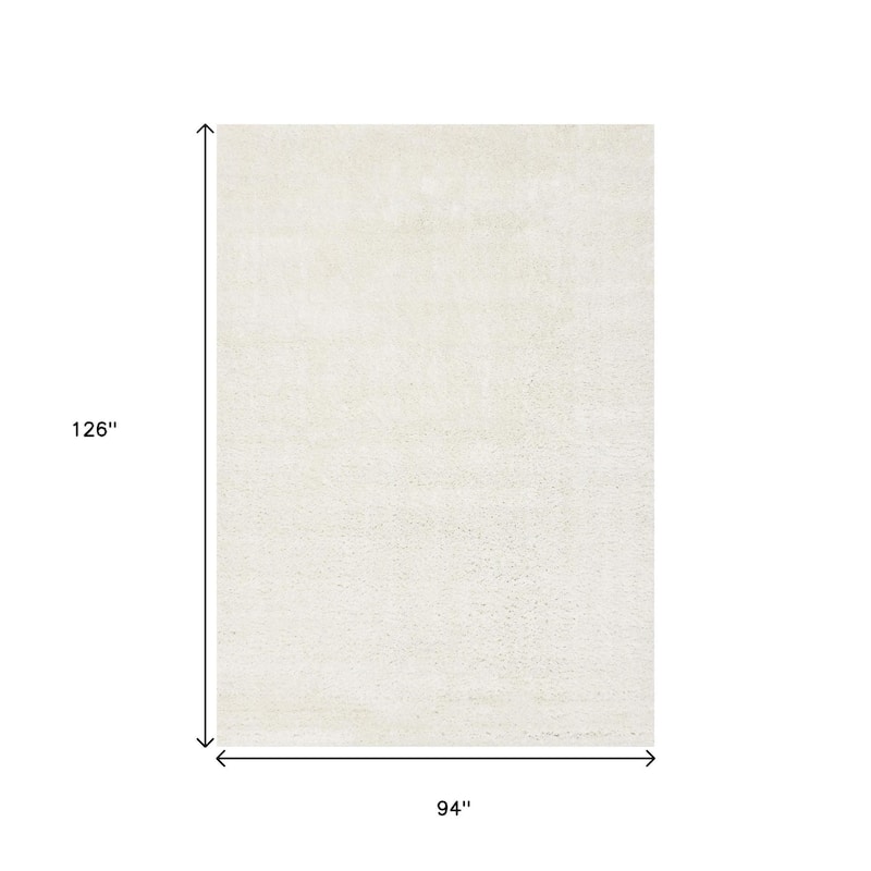 HomeRoots Solid Color Modern Rectangle Area Rug - 8' X 11'