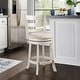 preview thumbnail 13 of 16, Verona Ladder Back Swivel Counter Height Stool by iNSPIRE Q Classic