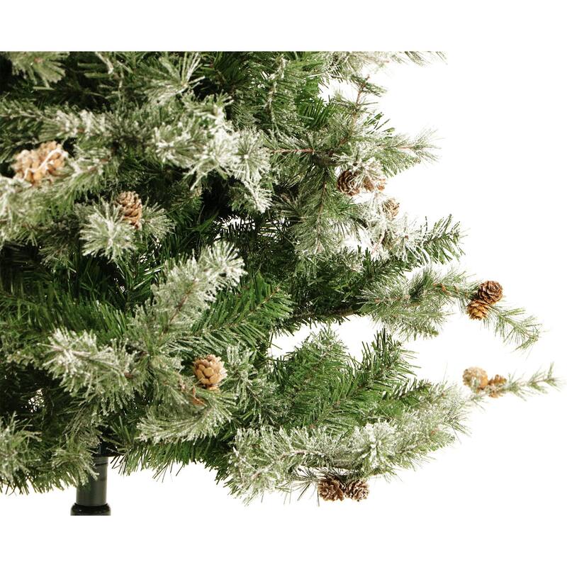 Fraser Hill Farm 9 Ft. Buffalo Fir Slim Artificial Christmas Tree with