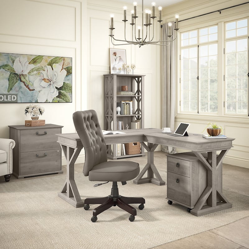 Homestead Farmhouse Lateral File Cabinet by Bush Furniture