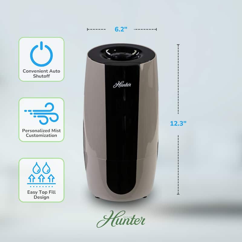Hunter Fan Aspire 0.7 Gal Ultrasonic Cool Mist Humidifier