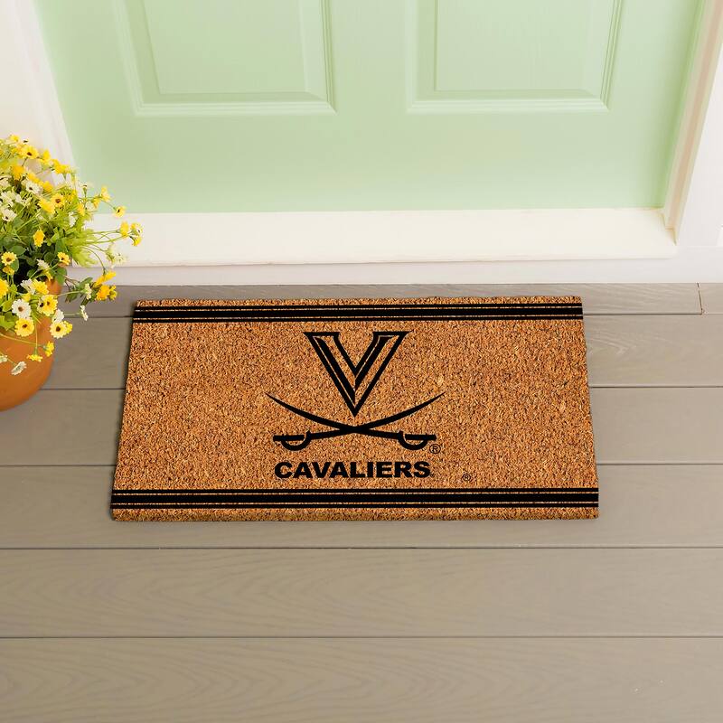 University of Virginia Monochrome Indoor/Outdoor Coir Door Mat - 28" x 16"