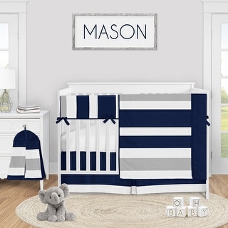 blue crib bedding