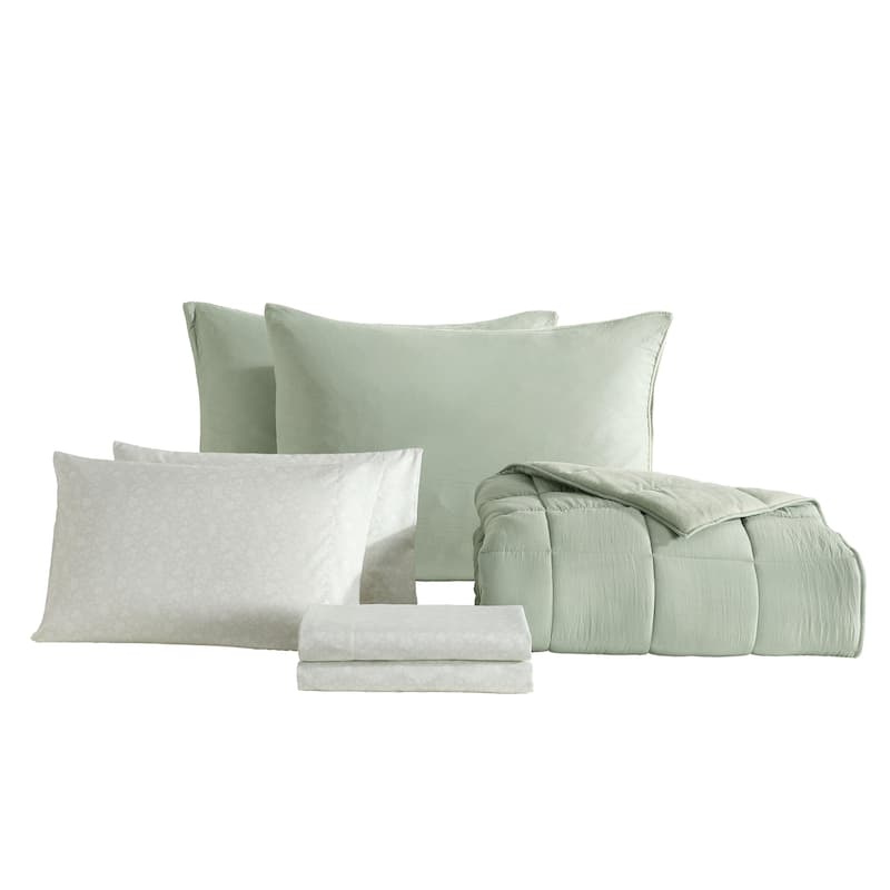 Calvin Klein Reversible Plush Comforter Bonus Set