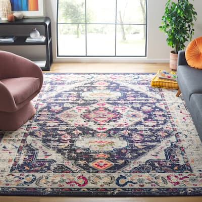 SAFAVIEH Madison Andra Boho Oriental Distressed Rug