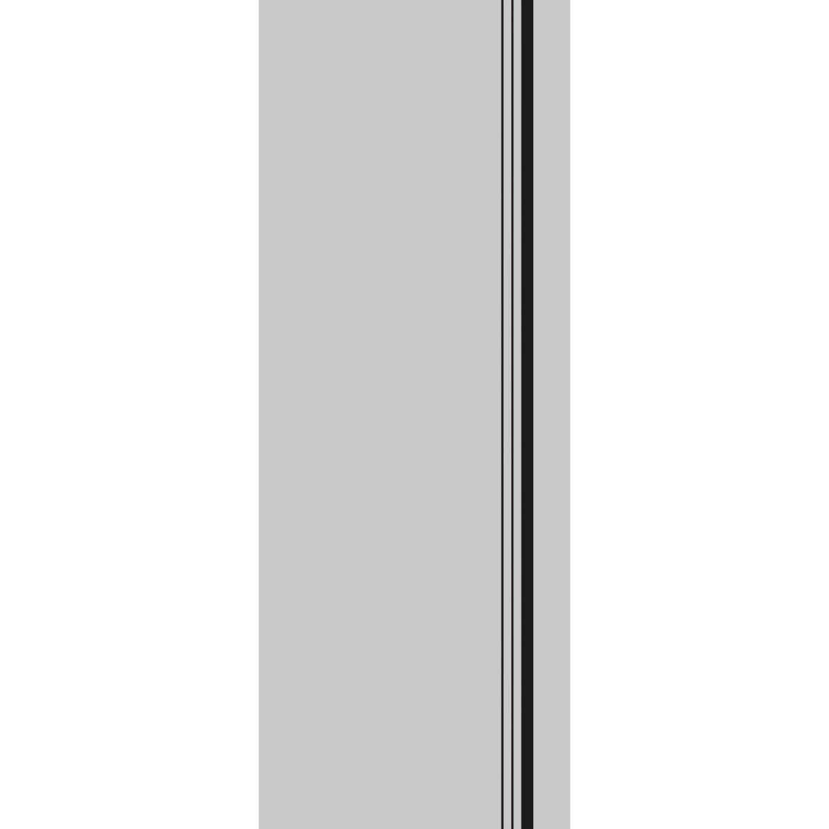 SartoDoors Planum 0011 | Bedroom Door Barn Door | Solid Wood | 18x80, Grey Matte Bathroom Door Pantry Door Closet Door