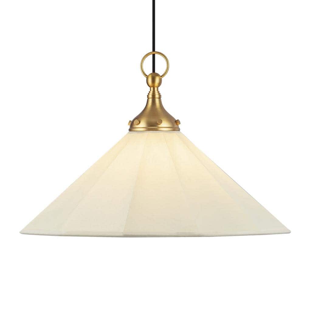 Alora Lighting PD447120 Ellen 20" Wide Pendant with Linen Shade