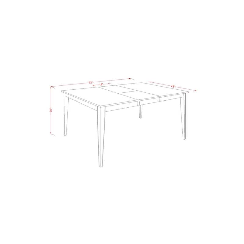 Tuscan Dining Set - Table with Leaf & 8 Chairs - Kitchen Dinette Set