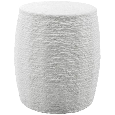 Uttermost 25188 Resort 16" Wide Framed Rope Accent Stool