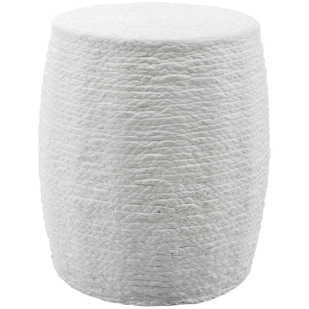 Uttermost 25188 Resort 16" Wide Framed Rope Accent Stool