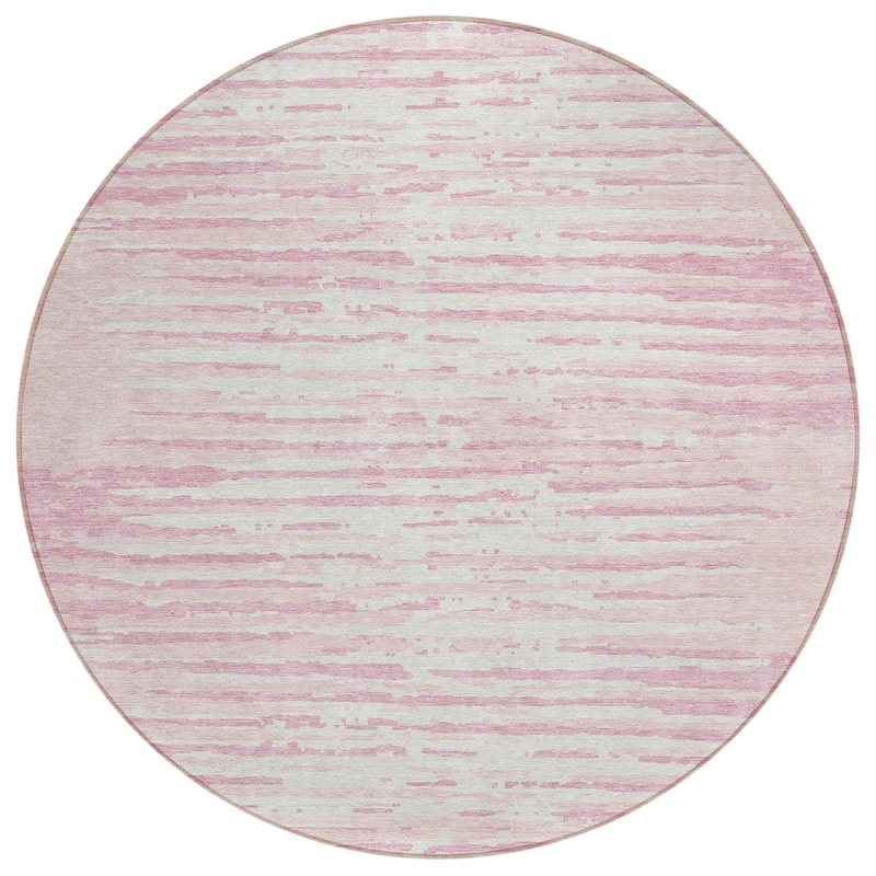 Machine Washable Indoor/ Outdoor Ombre Chantille Abstract Rug
