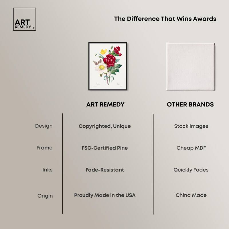 Winter Rose and Carnation Canvas by Art Remedy