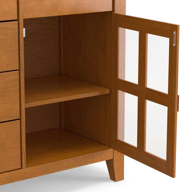 WYNDENHALL Stratford Solid Wood Transitional Sideboard Buffet - 54 inch Wide