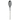 13.8 Inch Nylon Slotted Spoon With Stainless Steel Handle in Silver