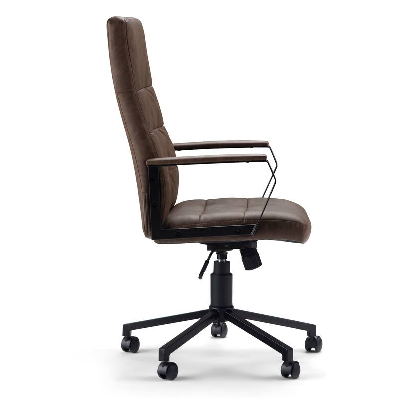 WYNDENHALL Parks Swivel Adjustable Executive Computer Office Chair