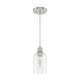 preview thumbnail 2 of 7, Hunter Lochemeade 1-Light Mini Pendant - Kitchen Island, Dining Room - Modern Farmhouse, Contemporary, Industrial
