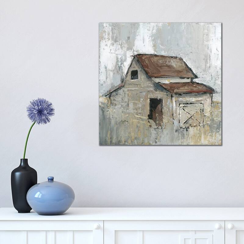 iCanvas "Barn At Midday" by Carol Robinson Canvas Print - 18x18x1.5