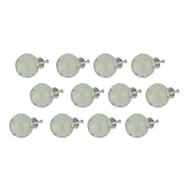 Shop Clear Diamond Cut Ball Crystal Cabinet Knob Or Drawer Pulls