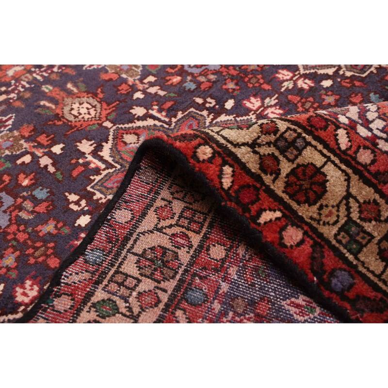 ECARPETGALLERY Hand-knotted Andelz Dark Navy Wool Rug - 3'2 x 9'8