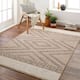 Sarasota Outdoor Safe Farmhouse Netural Area Rug - Taupe/Mustard - 2' x 3'9"