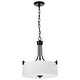 preview thumbnail 3 of 8, Nuvo Lighting 60/8204 Liam 3 Light 16" Wide Pendant
