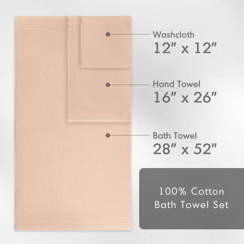 Chelsea Square 400GSM Essential Bundle Quick Dry 100% Cotton 12pc Towel Set