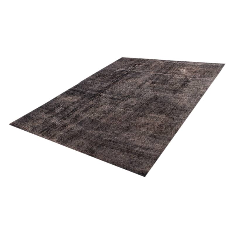 ECARPETGALLERY Hand-knotted Color Transition Charcoal Wool Rug - 9'8 x 12'6