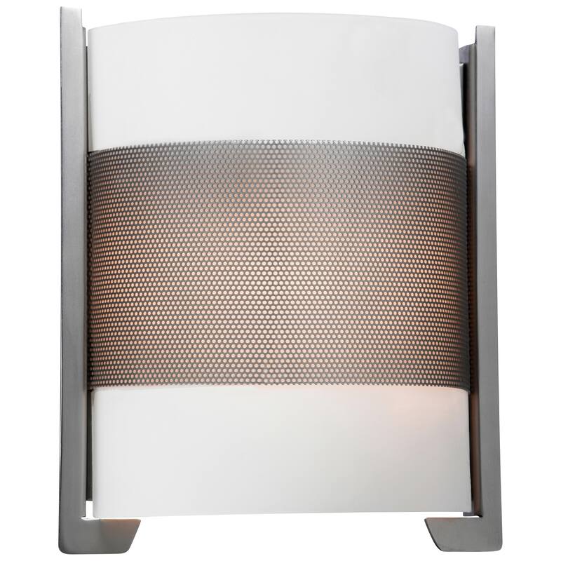 Access Lighting Iron 2-light Brushed Steel Wall Sconce - Silver