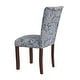 preview thumbnail 40 of 74, HomePop Classic Parsons Medallion Dining Chair (Set of 2)