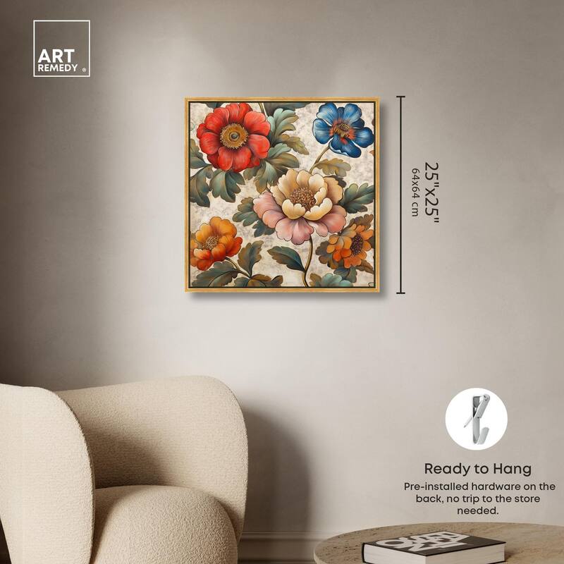 Golden Gardenia II Canvas by Art Remedy