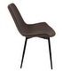 preview thumbnail 4 of 12, Carbon Loft Richard Black Metal Industrial Dining Chairs (Set of 2) - N/A