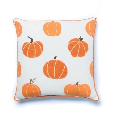 Autumn Pumpkins Throw Pillow