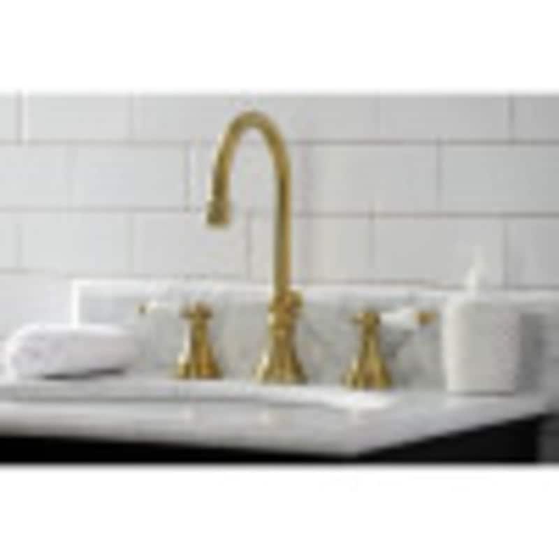 Kingston Brass Governor 1.2 GPM Deck Mounted Bathroom Faucet with