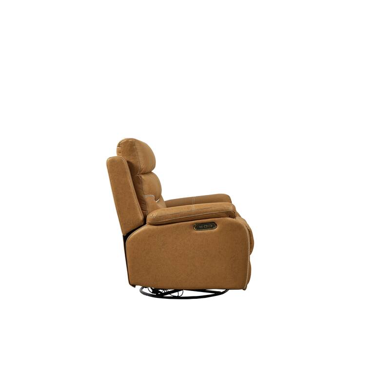240 Degree Swivel Power Recliner - OKIN Motor Recliner with UBS Ports and Adjustable Headrest