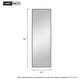 preview thumbnail 101 of 103, Aluminum Alloy Full Length Floor Mirror