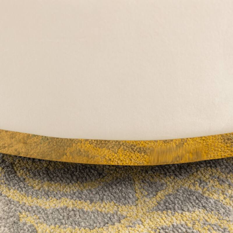 360 Degree Swivel Accent Chair Velvet Modern Upholstered Barrel Chair Over-Sized Soft Chair