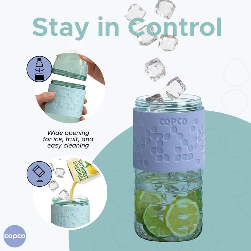 Copco Hydra Tritan Water Bottle Set of 2 BPA Free