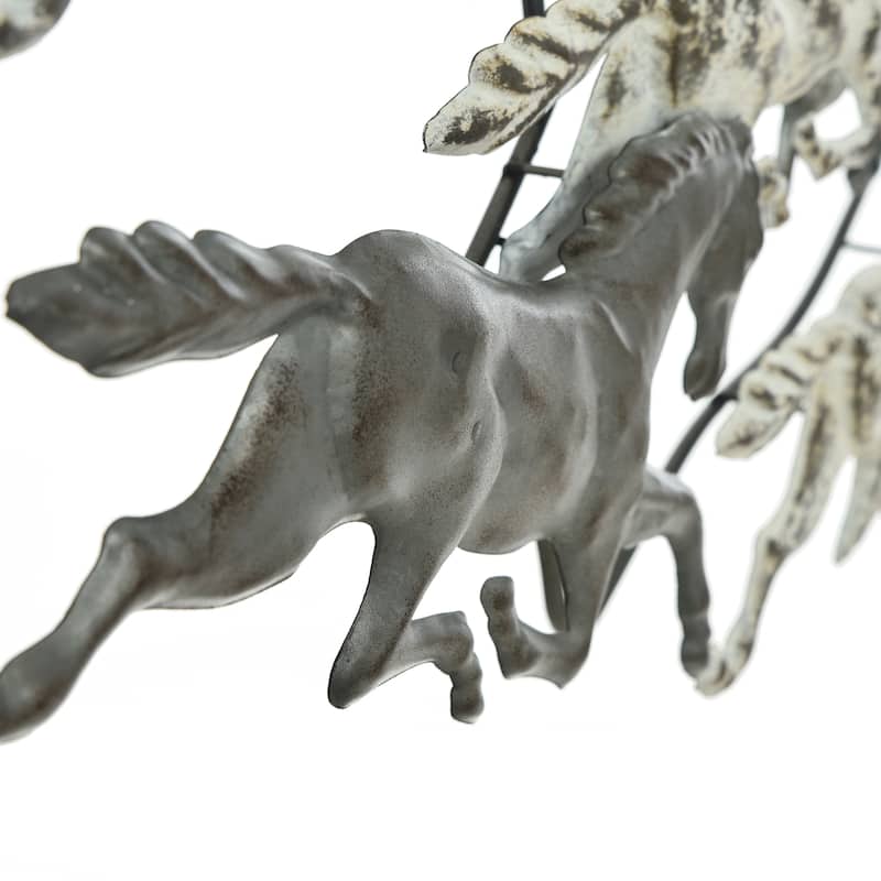 Dutton - Off to the Races - Metal Wall Art