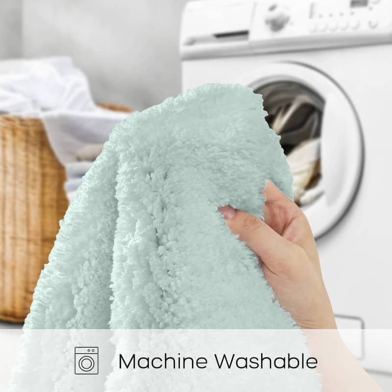 Madison Park Signature Marshmallow Bath Rug