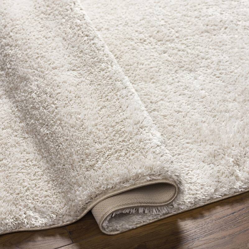 Livabliss Cloudy Solid Plush Area Rug